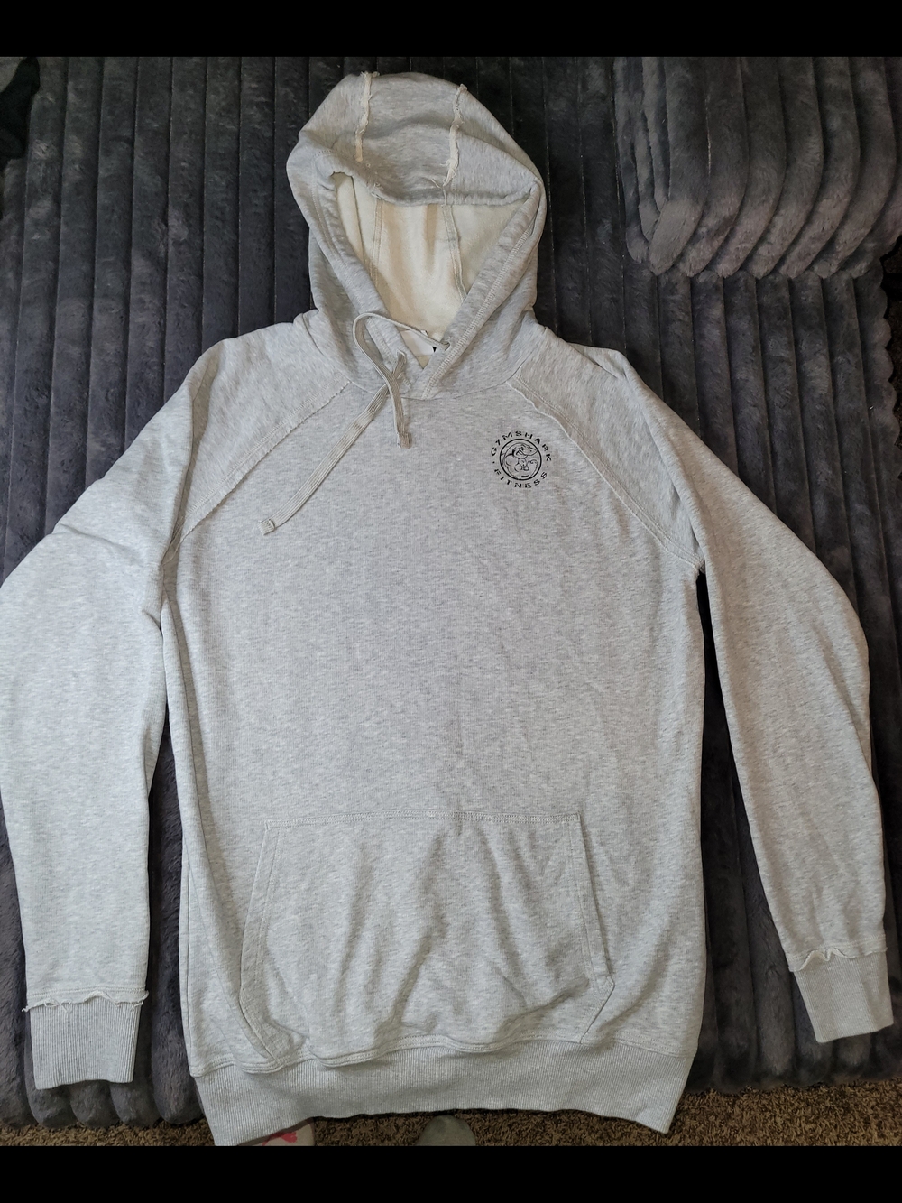 Gymshark Light Gray Pullover Hoodie